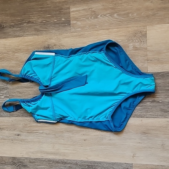 MALIA MILLS BLUE One Piece Swimsuit with Halter Neck and Bow - Picture 11 of 16